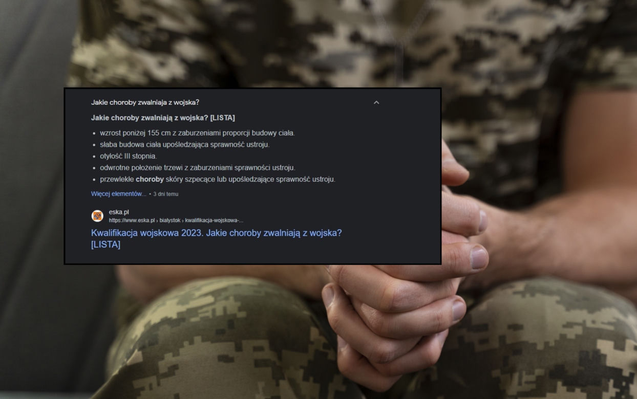 Tak Polacy chcą uniknąć powołań do wojska. Oto co wpisują w Google 