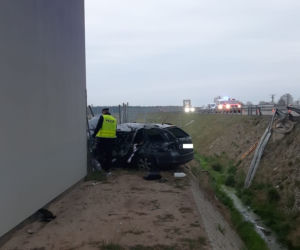 Tragiczny wypadek na S5 pod Lesznem - nie żyje kierowca