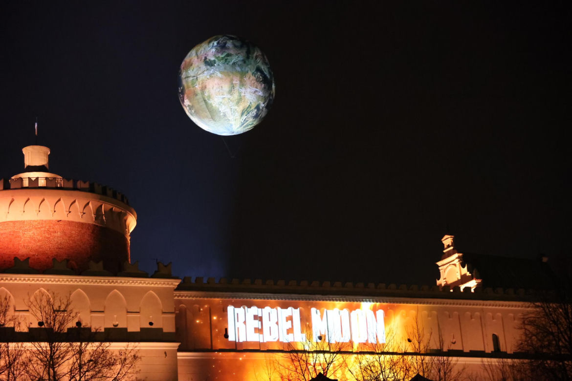Promocja filmu „Rebel Moon” Netflixa w Lublinie