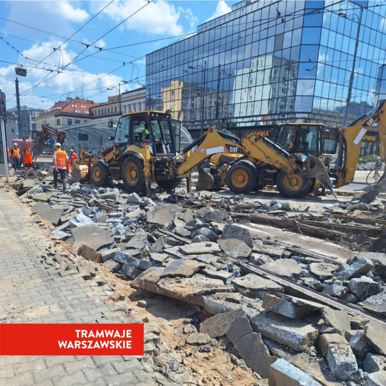 Wielka ofensywa Tramwajów Warszawskich. Tramwajarze remontują i budują jak szaleni
