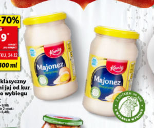 Majonez Kania 2,59 zł/400 ml 