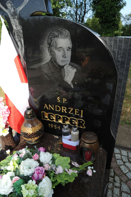 Grób Andrzeja Leppera