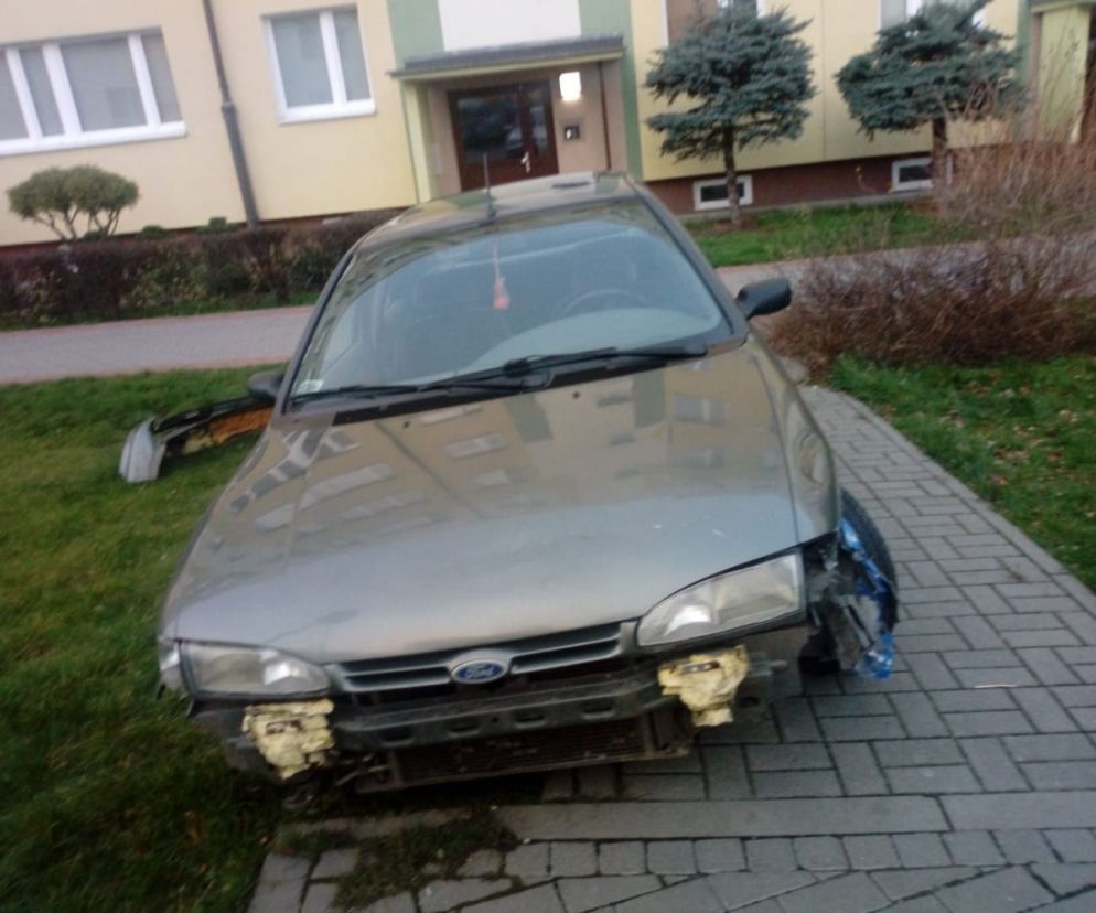 Skończył mu się alkohol, więc pojechał autem po więcej