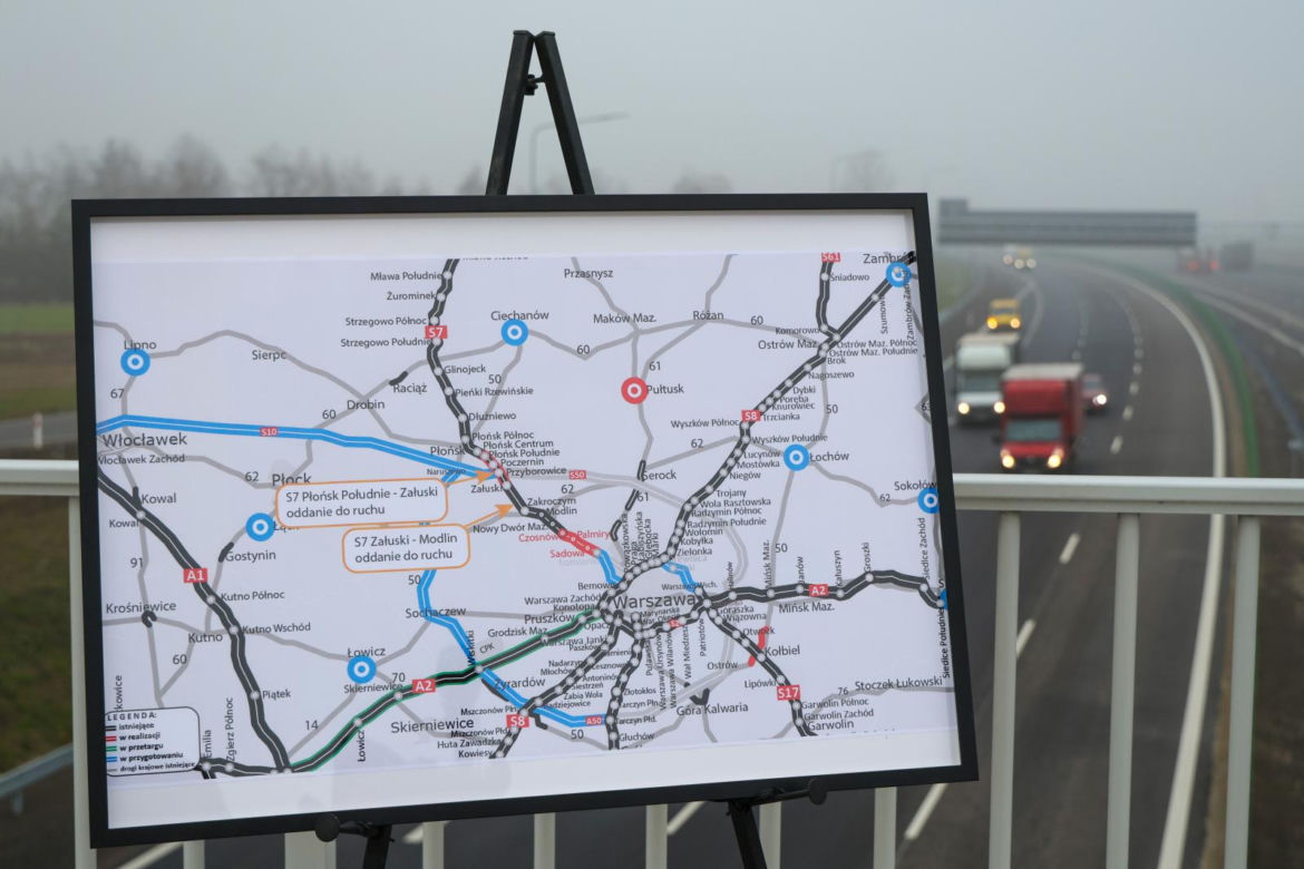 Oddanie do użytku kolejnego odcinka trasy S7