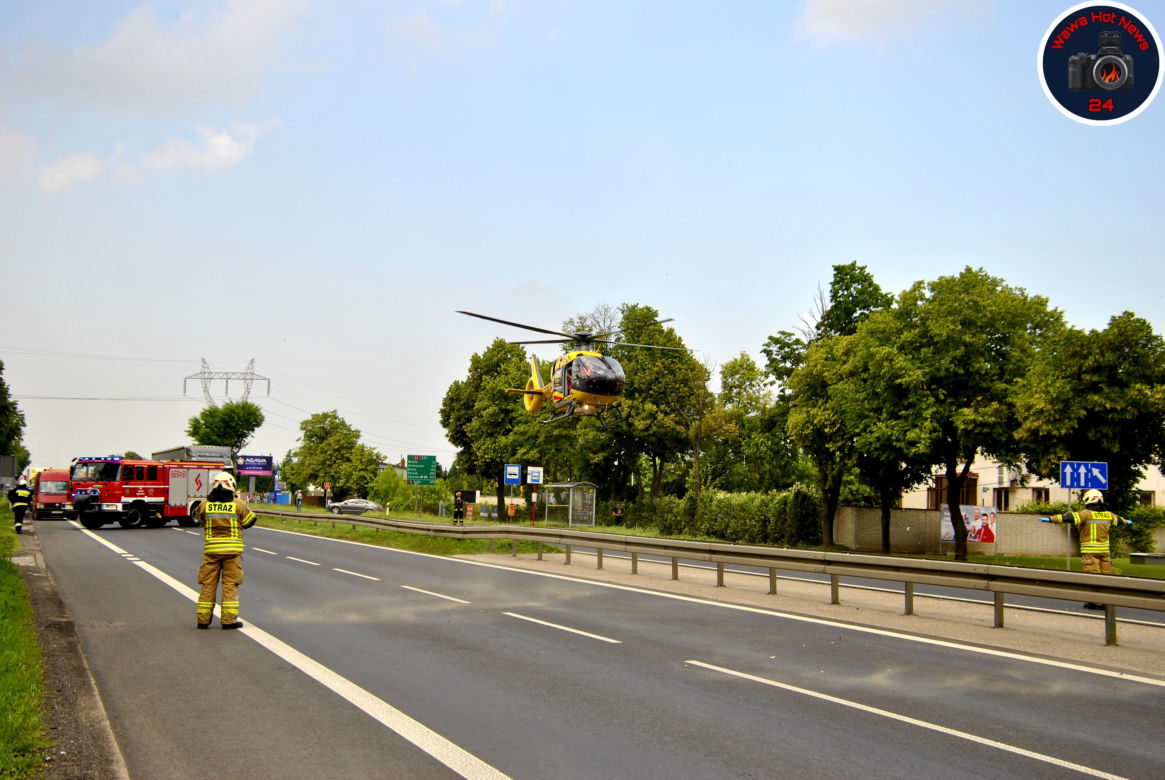 Wypadek w Jawczycach