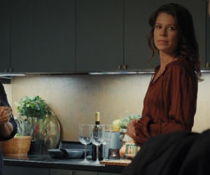 M jak miłość odc. 1922. Magda (Anna Mucha), Paulina Lipska (Maria Wieczorek), Andrzej Budzyński (Krystian Wieczorek)