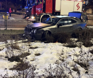 Wypadek na Rondzie Żaba w Warszawie
