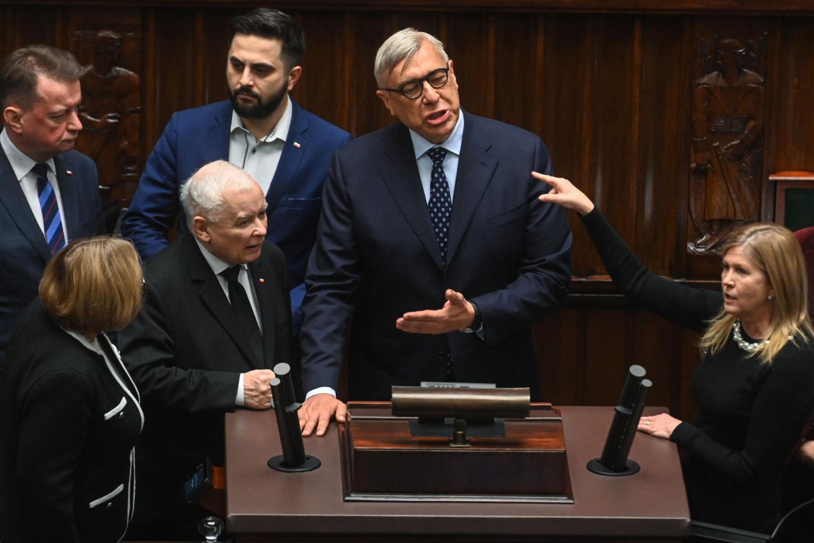  Starcie Kaczyńskiego i Giertycha w Sejmie