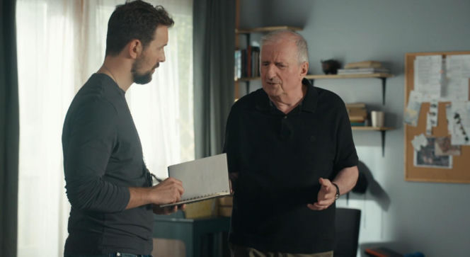 Barwy szczęścia odc. 3271. Krzysztof Jaworski (Jacek Kałucki), Marcin Kodur (Oskar Stoczyński)