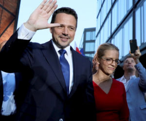 Rafał Trzaskowski z żona Małgorzatą