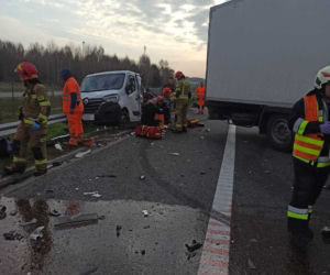 Wypadek na A4 w rejonie Nowych Żukowic