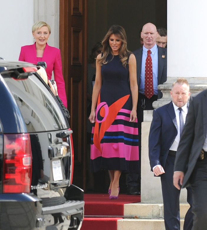Agata Duda spotkała się z Melanią Trump!