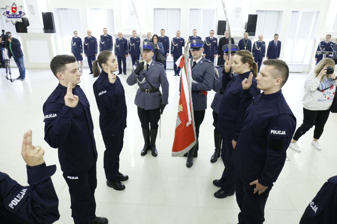 Nowi policjanci w lubelskich szeregach! Zobacz 