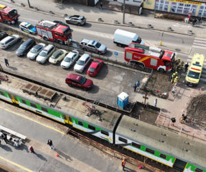 Potrącony na torach w Józefowie