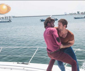 Burza. Damian (William Levy), Hernan (Ivan Sanchez)