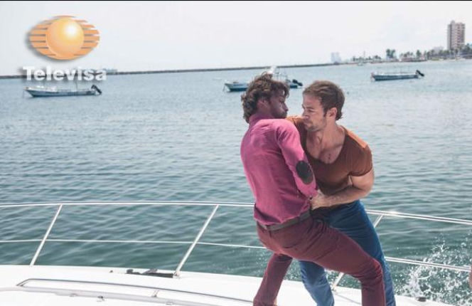 Burza. Damian (William Levy), Hernan (Ivan Sanchez)