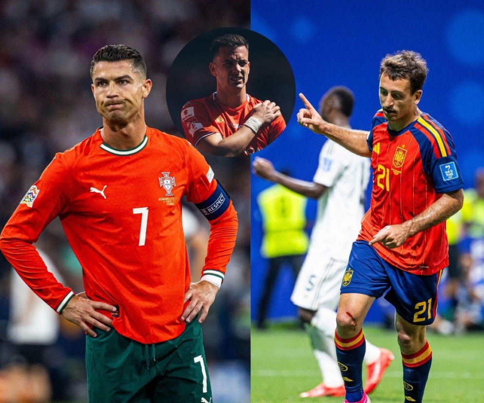 Cristiano Ronaldo i Mikel Oyarzabal. Na miniaturowej wstawce Angel Rodado. O hicie mundialu przeczytasz na SE Supersport.