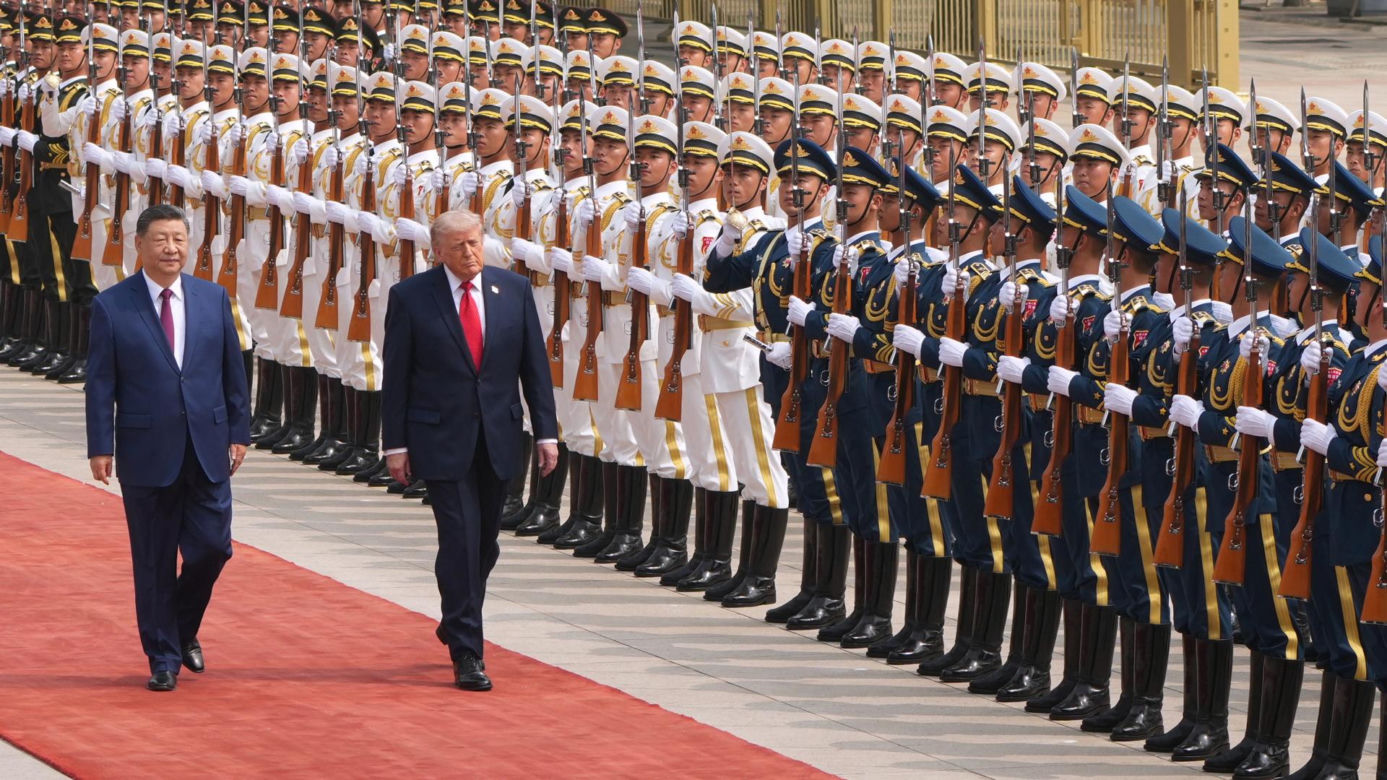 Trump w Chinach! Zobacz spotkanie. "Wielki przywódca, fantastyczna przyszłość"