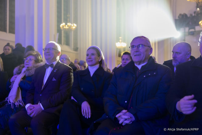Pierwsza dama Marta Nawrocka na koncercie kolęd