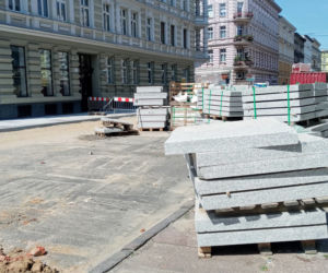 Przebudowa ulic w centrum Szczecina - maj 2020