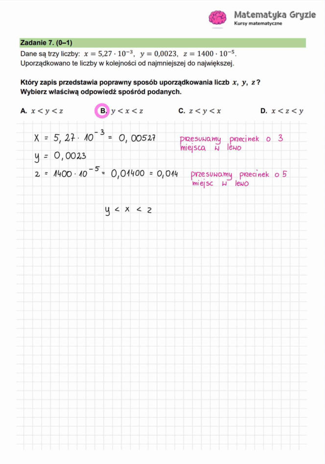 Próbny egzamin ósmoklasisty 2026 matematyka: ODPOWIEDZI