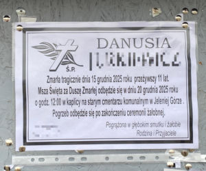 Jelenia Góra: Pogrzeb 11-letniej Danusi. Całe miasto pogrążone w smutku