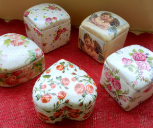 Szkatułki Decoupage