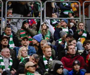 Lechia Gdańsk - Raków Częstochowa; Zdjęcia kibiców z meczu 30. kolejki PKO BP Ekstraklasy