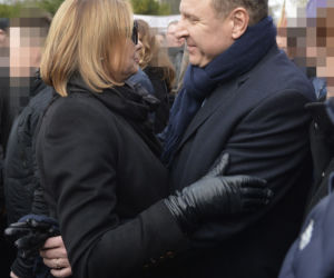 Politycy na pogrzebie Pawła Królikowskiego