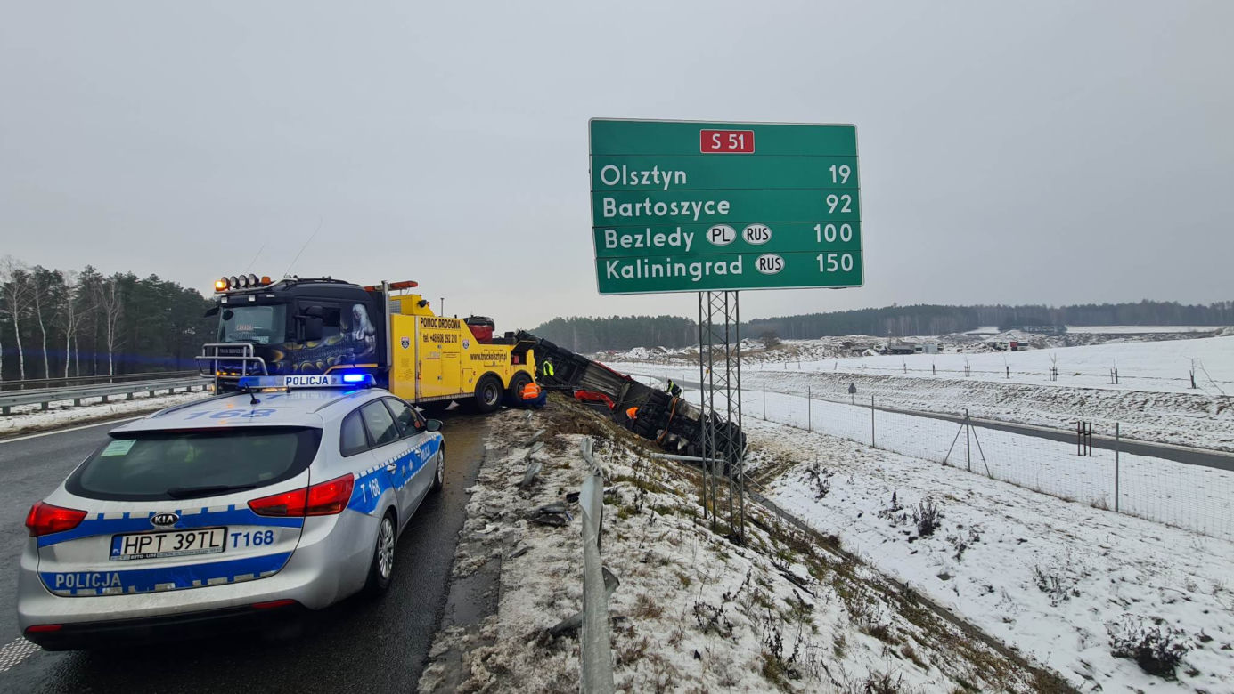 Groźna kolizja na S51