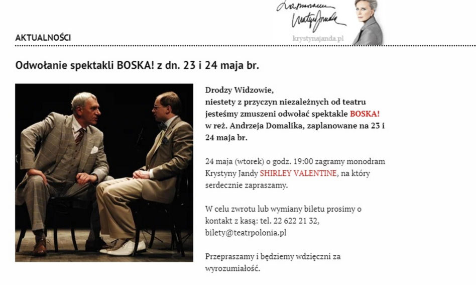Wiktor Zborowski przestał grać nie może chodzić