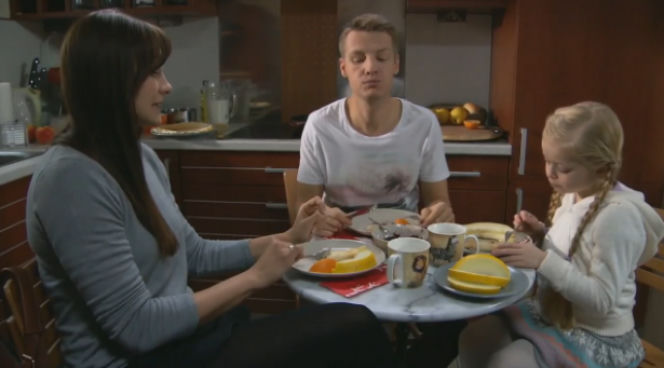 M jak miłość 1057 Basia (Gabriela Raczyńska) Paweł (Rafał Mroczek) Lidka (Maja Osrtowska)