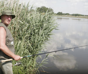 Karol Strasburger ćwiczy