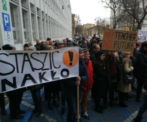 Łańcuch światła z Wykrzyknikiem w Bydgoszczy