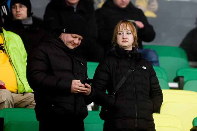 GKS Katowice - Pogoń Szczecin, zdjęcia kibiców i zawodników z meczu 17. kolejki PKO BP Ekstraklasy