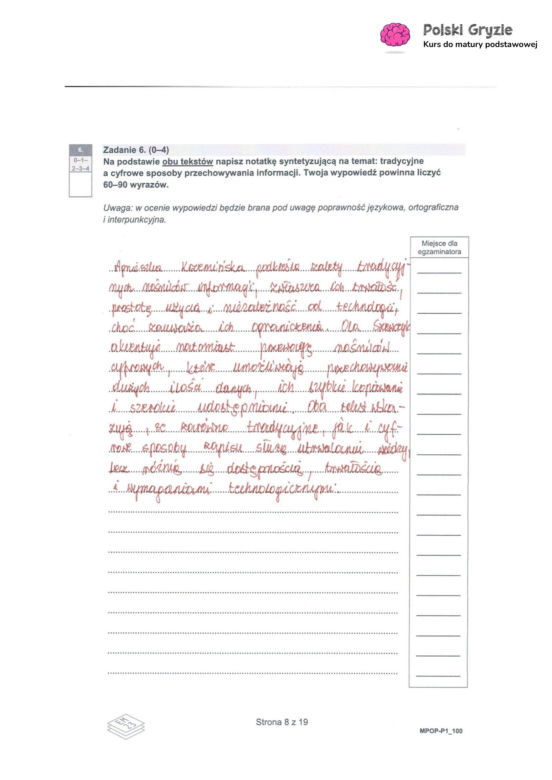 Matura 2026 z języka polskiego: odpowiedzi do wszystkich zadań z arkusza CKE 4.05.2026