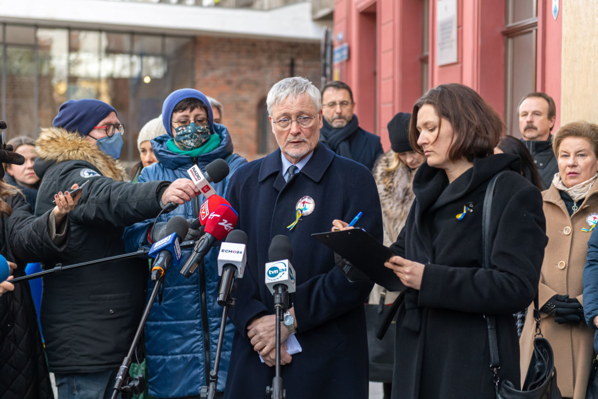 Wrocław solidarny z narodem ukraińskim. „Wrocław jest Waszym domem”