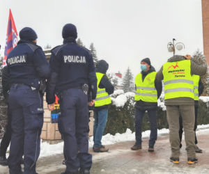 „LGBT to ludzie - uliczny protest w Tarnowie