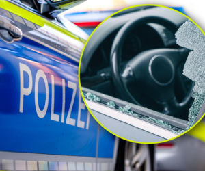 Polacy zatrzymani z kradzioną Toyotą. Wpadli przez zbitą szybę