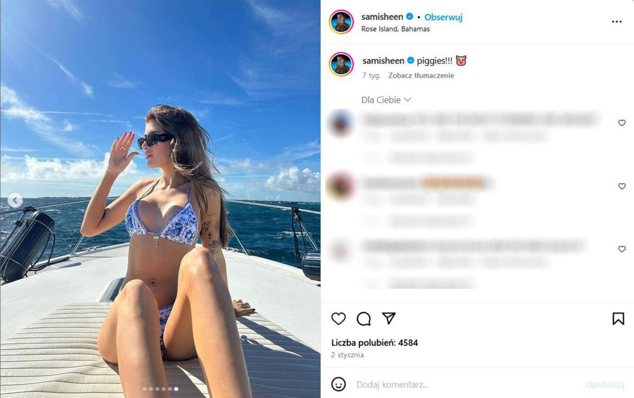 Córka Charliego Sheena chce mieć największe piersi świata! 19-latce ciągle mało