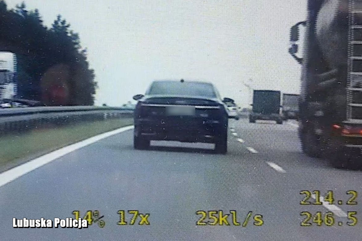 Lubuskie. Uciekał audi 250 km/h! Poszukiwały go trzy prokuratury [WIDEO, ZDJĘCIA]
