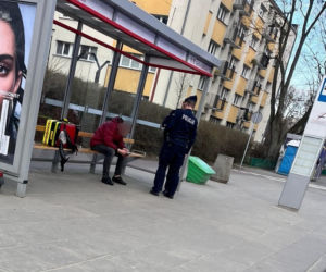 „Wyczynowiec” na Bielanach kierował z 3,4 promila alkoholu. Skosił wysepkę, cudem nie wjechał w przystanek