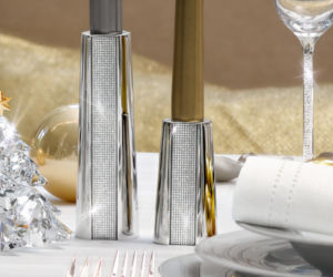 Swarovski – świeczniki z kryształkami