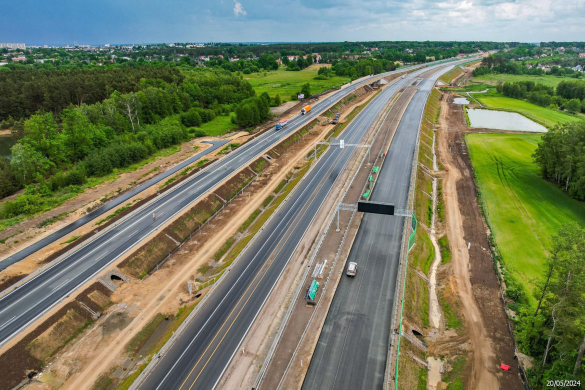 Tak wygląda plac budowy autostrady A2 od węzła Siedlce Zachód do węzła Siedlce Południe 