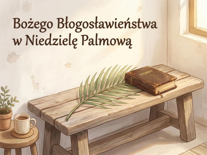 Kartka na Niedzielę Palmową