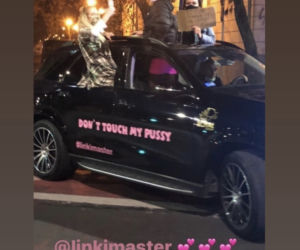 Marta Linkiewicz przyjechała na STRAJK KOBIET luksusowym Mercedesem GLE