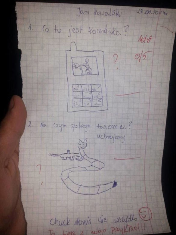 Najlepsze teksty ze sprawdzianów. Jak uczniowie walczyli o oceny 