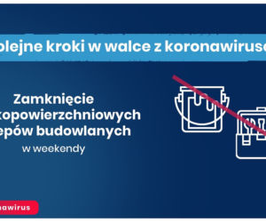 Nowe ograniczenia dotyczące walki z pandemią koronawirusa
