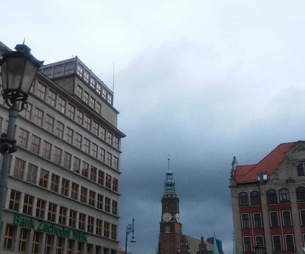Chmury nad Wrocławiem
