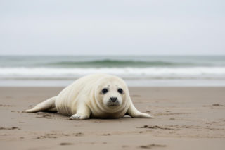 Foka szara uratowana w Ustce. Dlaczego maluch otrzymał imię Irek?